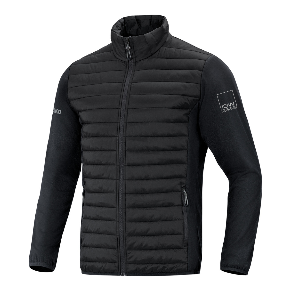 JAKO Hybridjacke Premium (inkl. Veredelung) - Schwarz
