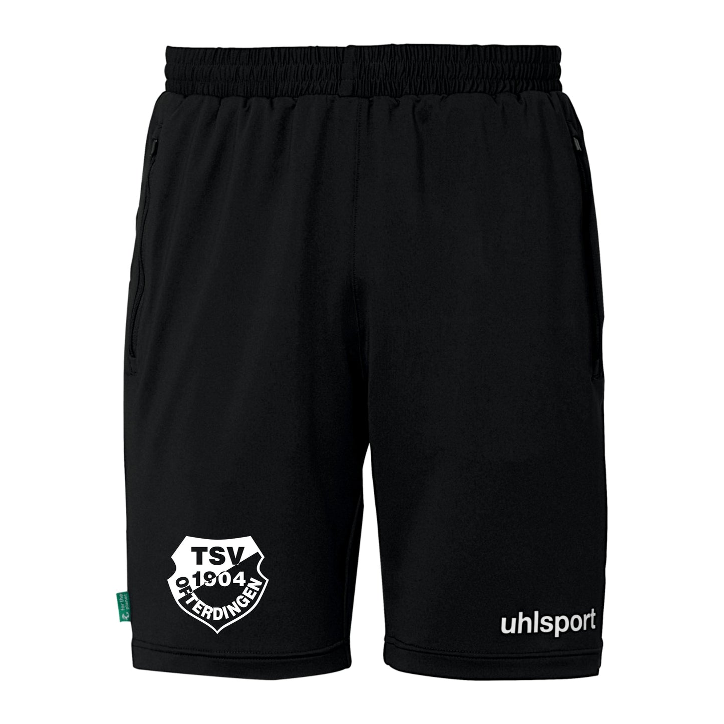 UHLSPORT Essential Tec Short mit Reissverschluss (inkl. Bedruckung) - Schwarz - TSV Ofterdingen