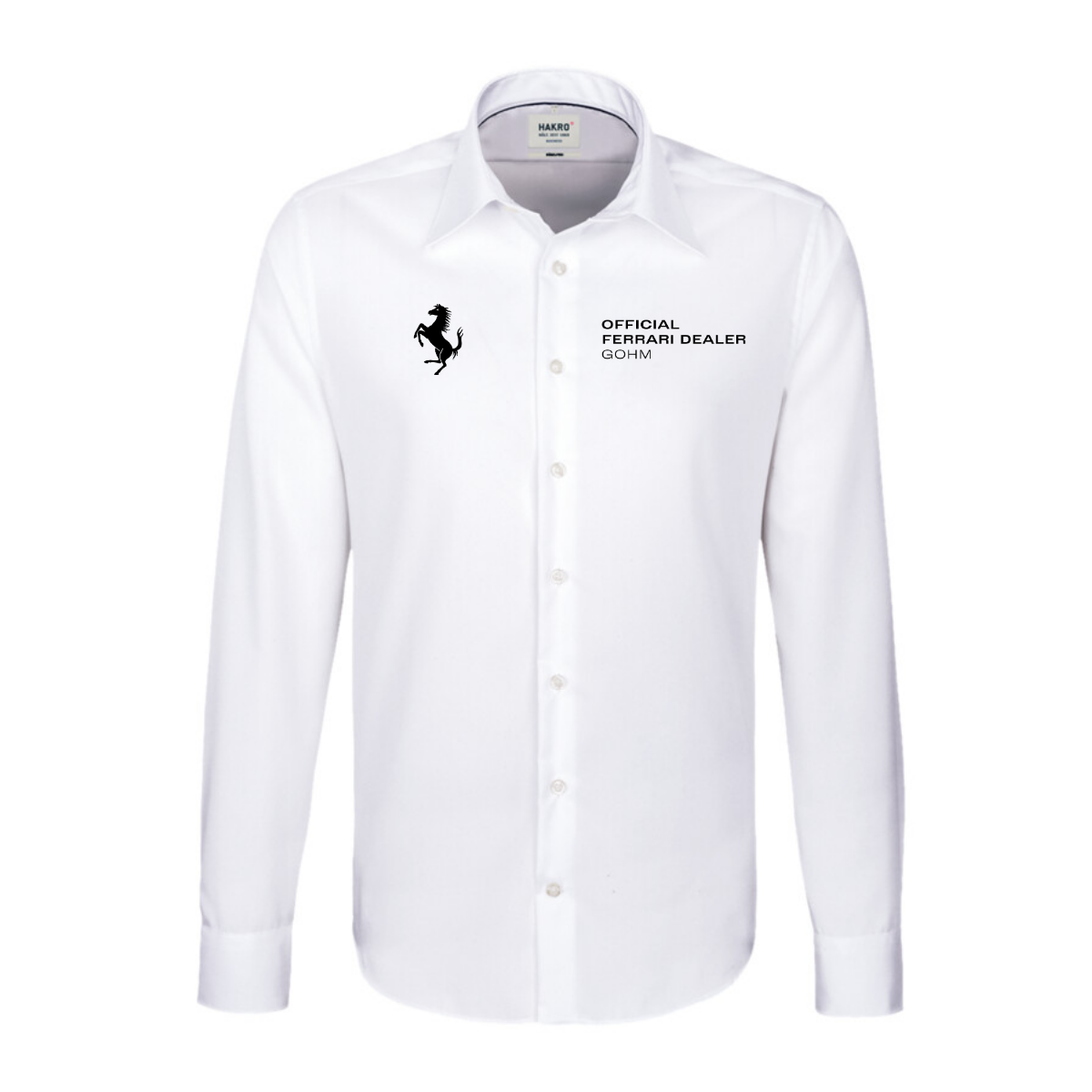 HAKRO Business Hemd Regular Weiß (inkl. Bedruckung) - Ferarri Gohm