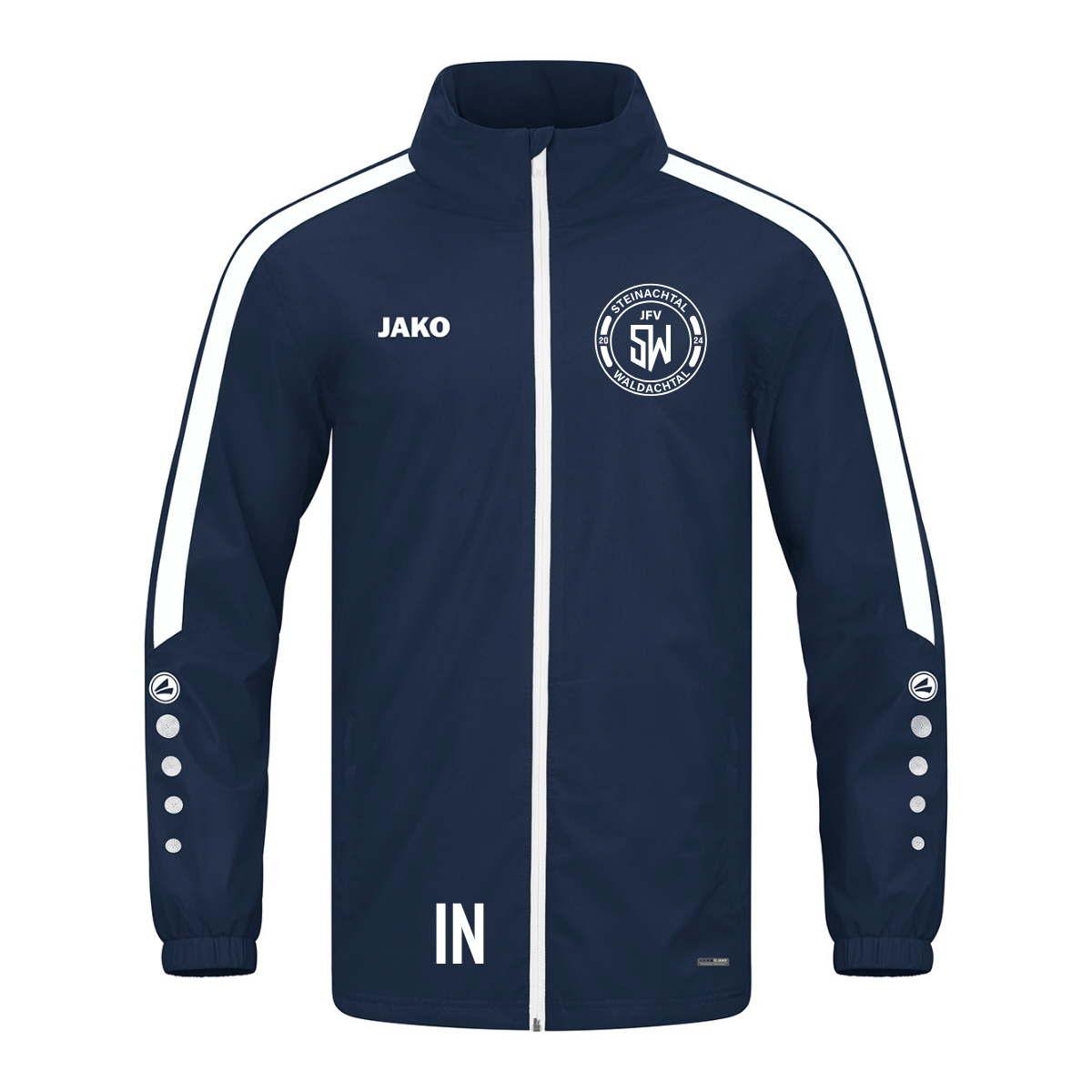 JAKO Allwetterjacke Power marine (inkl. Bedruckung) - JFV Steinachtal/Waldachtal
