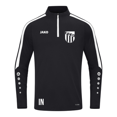 JAKO Ziptop Power schwarz (inkl. Bedruckung) - FC Gärtringen
