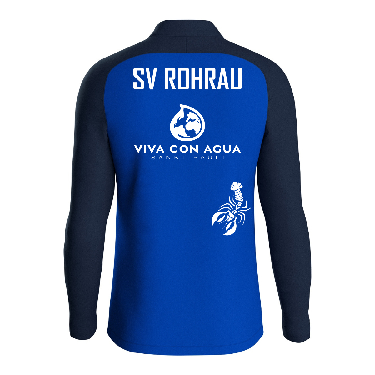 Jako Zip Top Iconic royal/marine (inkl. Bedruckung) - SV Rohrau