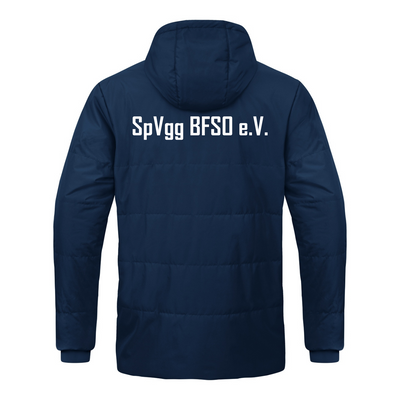 JAKO Winterjacke Team mit Kapuze marine (inkl. Bedruckung) - Spvgg BFSO