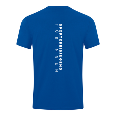 JAKO T-Shirt POWER Blau (Baumwolle) (inkl. Bedruckung) - Sportkreis Tübingen
