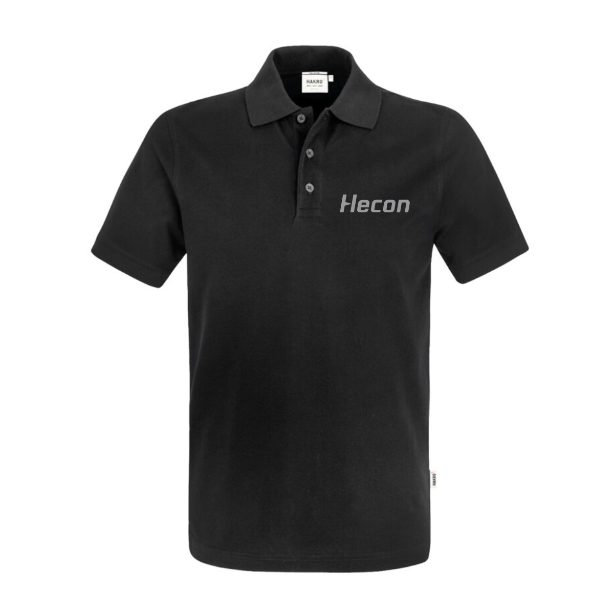 Hakro Herren Poloshirt Prima Cotton Schwarz (inkl. Bedruckung) - Hecon