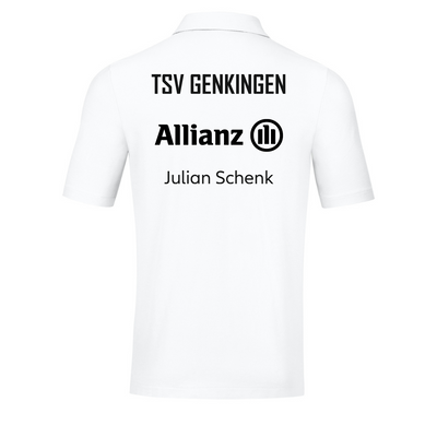 JAKO Polo Base weiß - TSV Genkingen