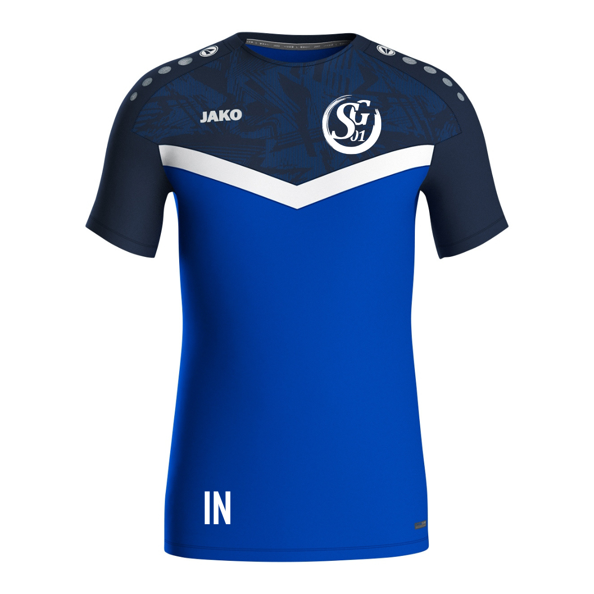 Jako T-Shirt Iconic royal/marine (inkl. Bedruckung) - SG01