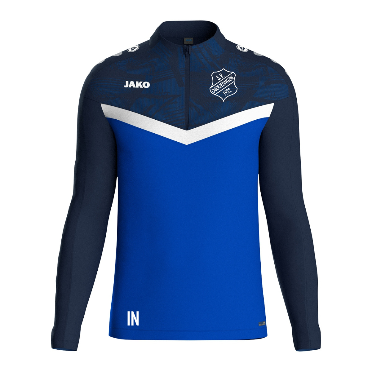 Jako Zip Top Iconic royal/marine (inkl. Bedruckung) - SV Oberjesingen
