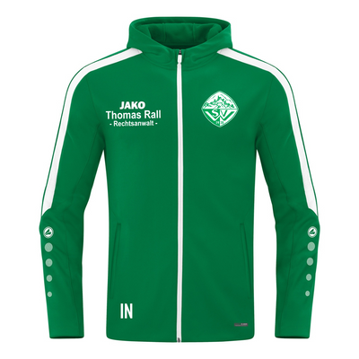 JAKO Kapuzenjacke Power sportgrün (inkl. Bedruckung) - SV Wurmlingen