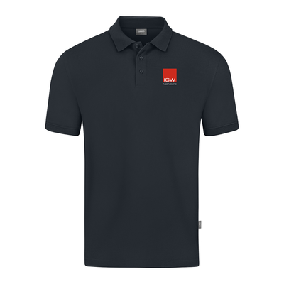 JAKO Poloshirt Doubletex anthrazit (inkl. Veredelung) - IGW