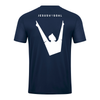 JAKO T-Shirt Power marine (inkl. Bedruckung) - Fussball mit Vision