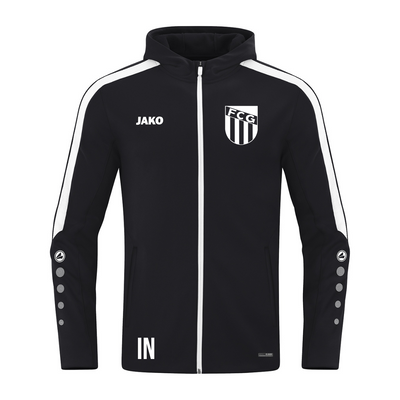 JAKO Kapuzenjacke Power schwarz (inkl. Bedruckung) - FC Gärtringen