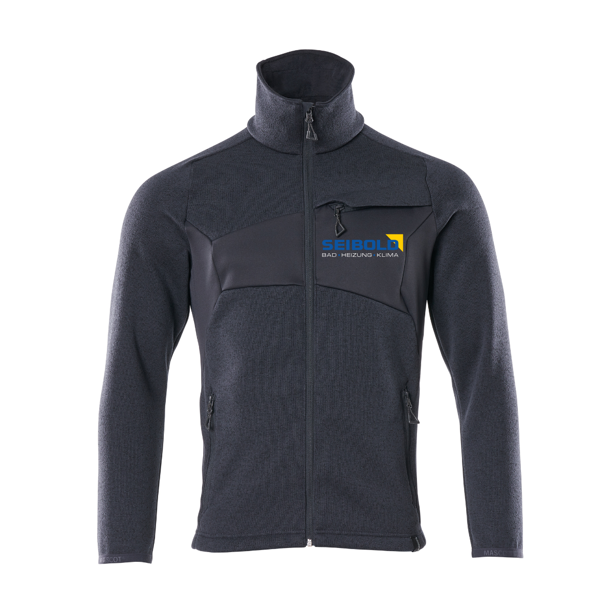 MASCOT® Strickpullover mit Reißverschluss (inkl. Bedruckung) Seibold