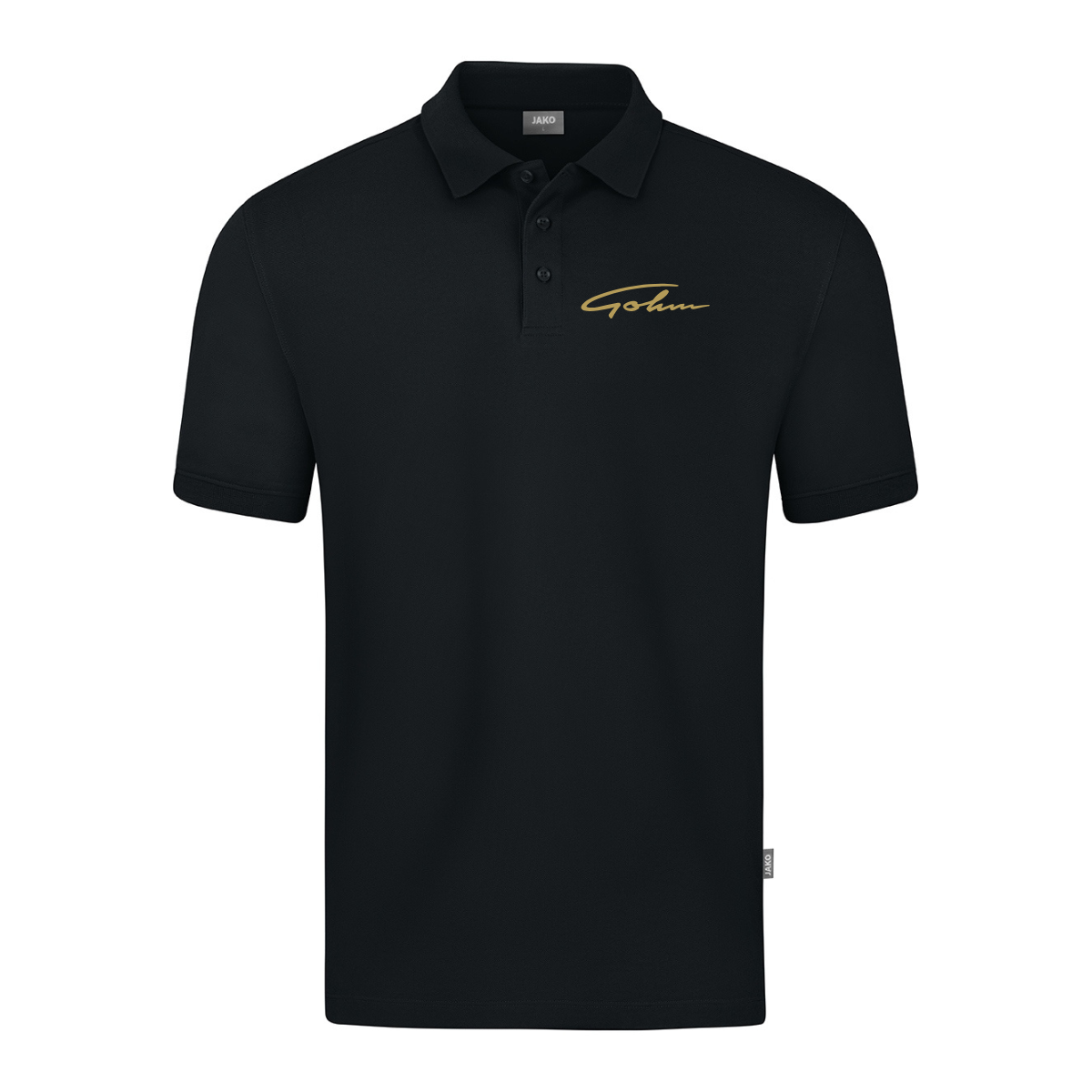 JAKO Polo Doubletex schwarz (inkl. Bedruckung) - Gohm