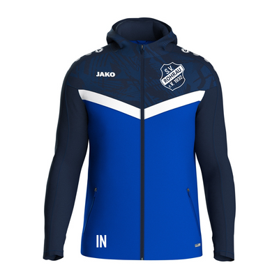JAKO Kapuzenjacke Iconic marine/royal (inkl. Bedruckung) - SV Rohrau