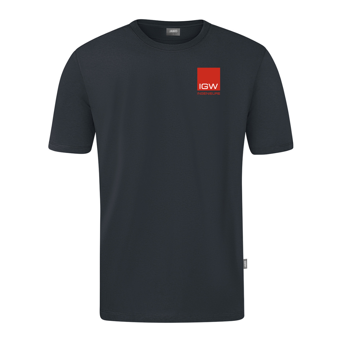 JAKO T-Shirt Doubletex anthrazit (inkl. Veredelung) - IGW