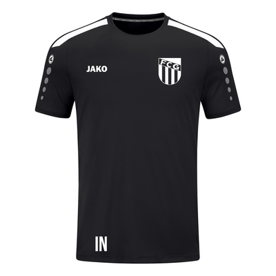 JAKO Trikot Power kurzarm schwarz (inkl. Bedruckung) - FC Gärtringen