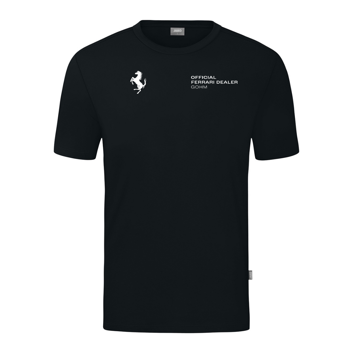 JAKO T-Shirt Doubletex schwarz (inkl. Bedruckung) - Ferrari Gohm