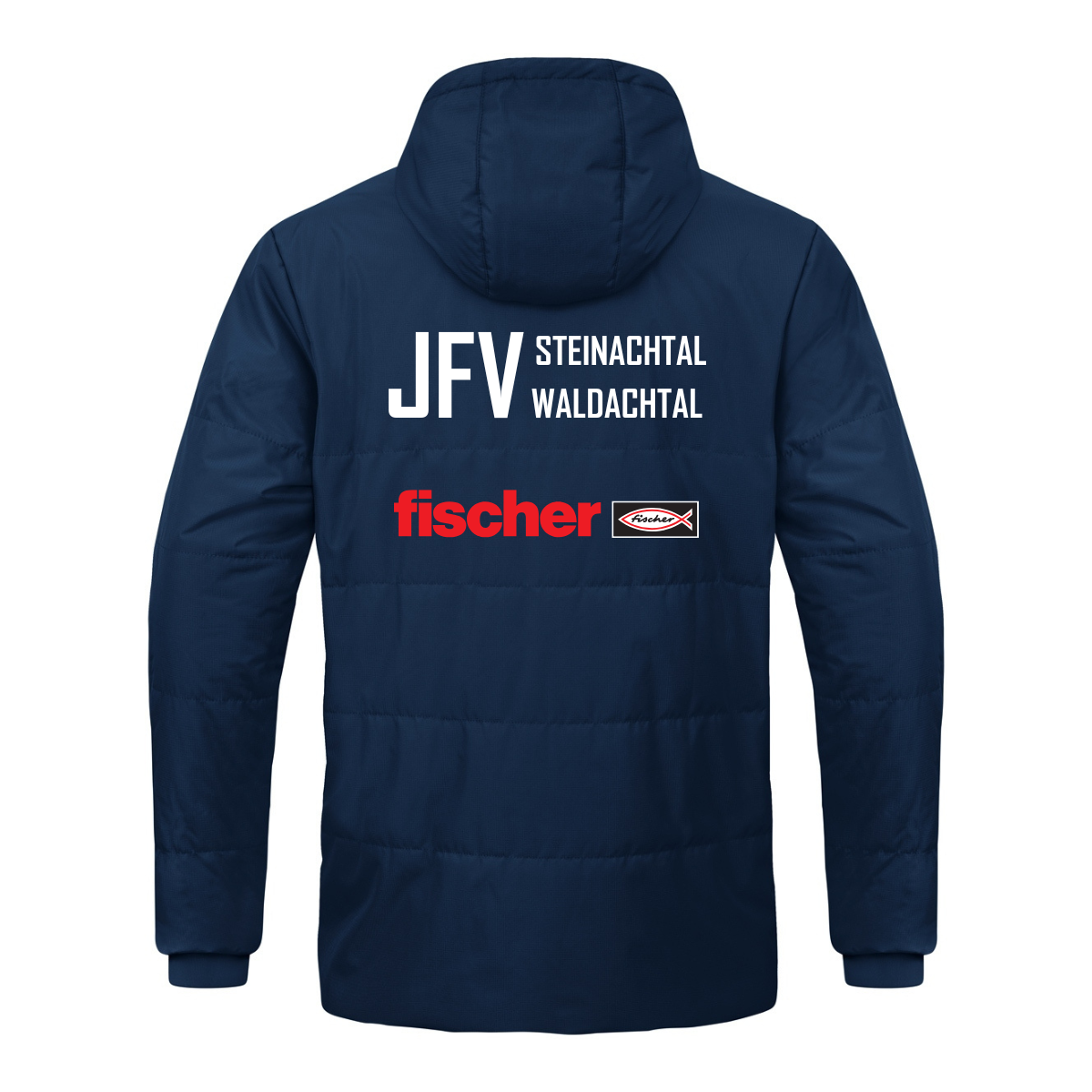 JAKO Coachjacke Team mit Kapuze marine (inkl. Bedruckung) - JFV Steinachtal/Waldachtal