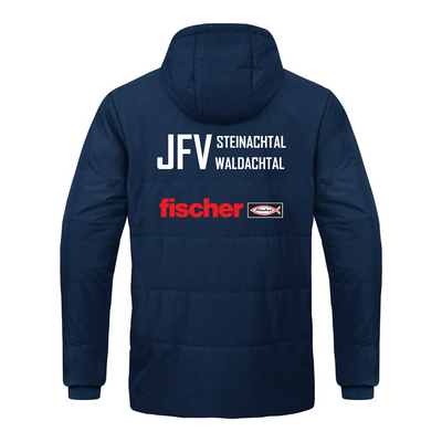 JAKO Coachjacke Team mit Kapuze marine (inkl. Bedruckung) - JFV Steinachtal/Waldachtal