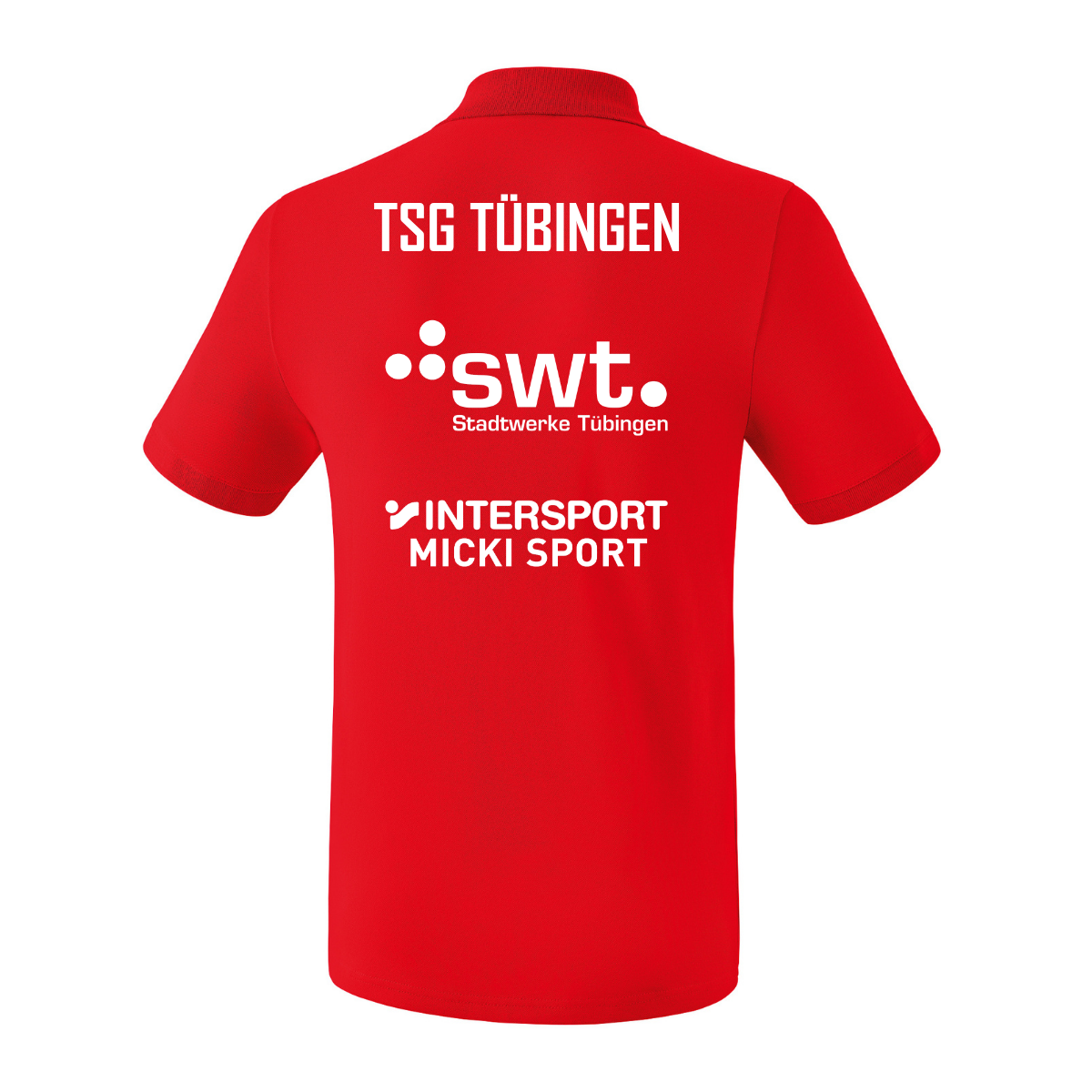 Erima Teamsport Poloshirt rot (inkl. Bedruckung) - TSG TübingenAktive