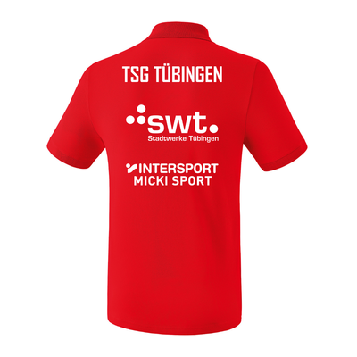 Erima Teamsport Poloshirt rot (inkl. Bedruckung) - TSG TübingenAktive