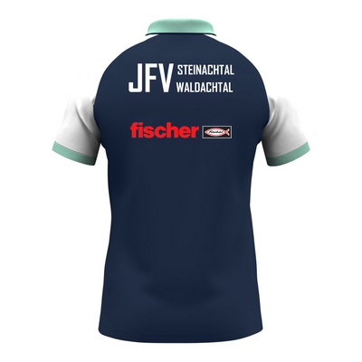 JAKO Polo Dynamic marine/weiß/minze (inkl. Bedruckung) - JFV Steinachtal/Waldachtal