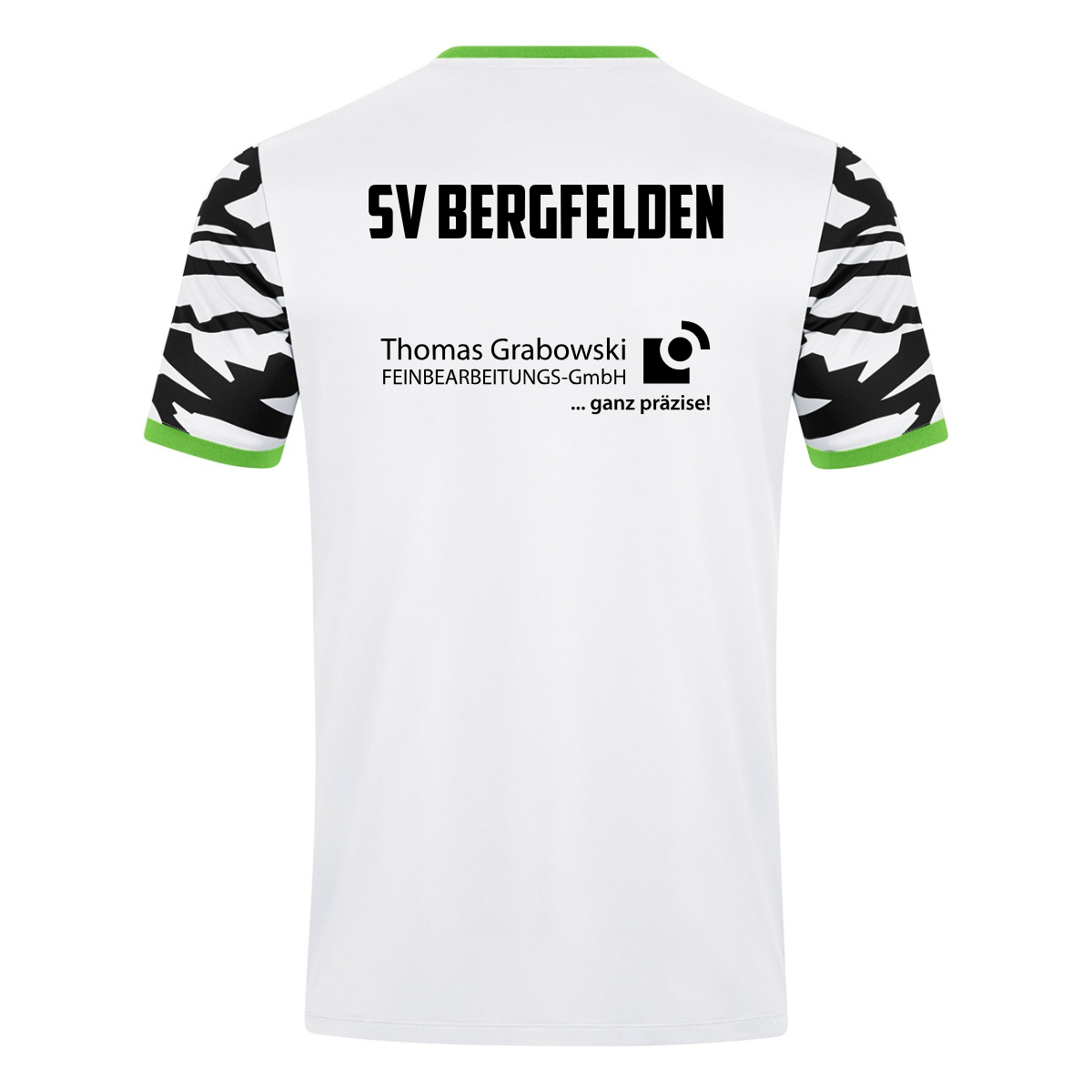 JAKO Trikot Animal weiß/schwarz/neongrün (Inkl. Bedruckung) - SV Bergfelden