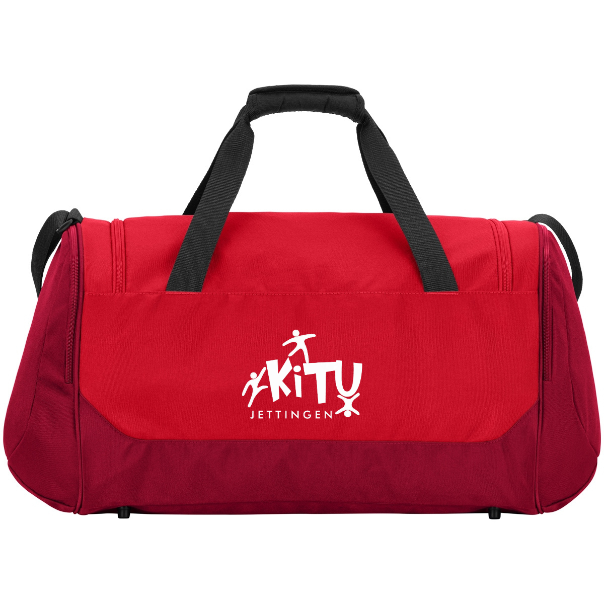 JAKO Sporttasche Iconic rot/weinrot (inkl. Bedruckung) - SG Jettingen - KITU