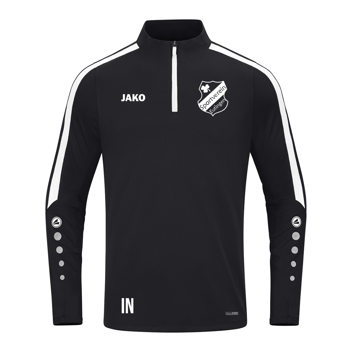 JAKO Zip Top POWER schwarz (inkl. Bedruckung) - SV Eutingen