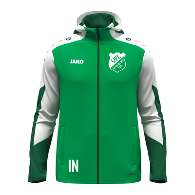 JAKO Kapuzenjacke Dynamic grün/weiß (inkl. Bedruckung) VfL Hochdorf