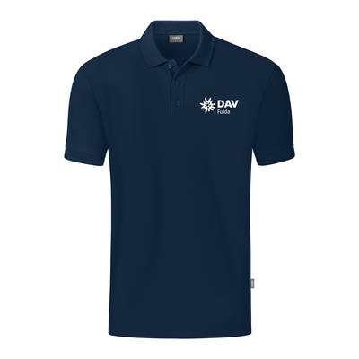 JAKO Polo Organic Damen marine (inkl. Bedruckung) - DAV Fulda