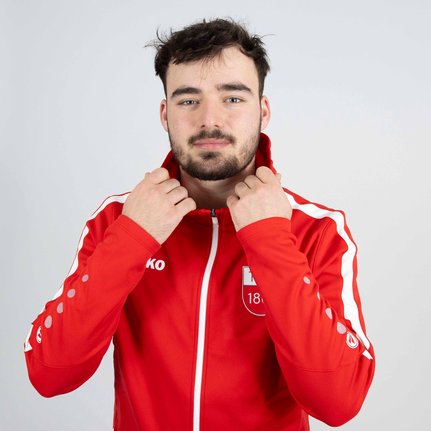 JAKO Kapuzenjacke Power rot (inkl. Bedruckung) - TV Rottenburg