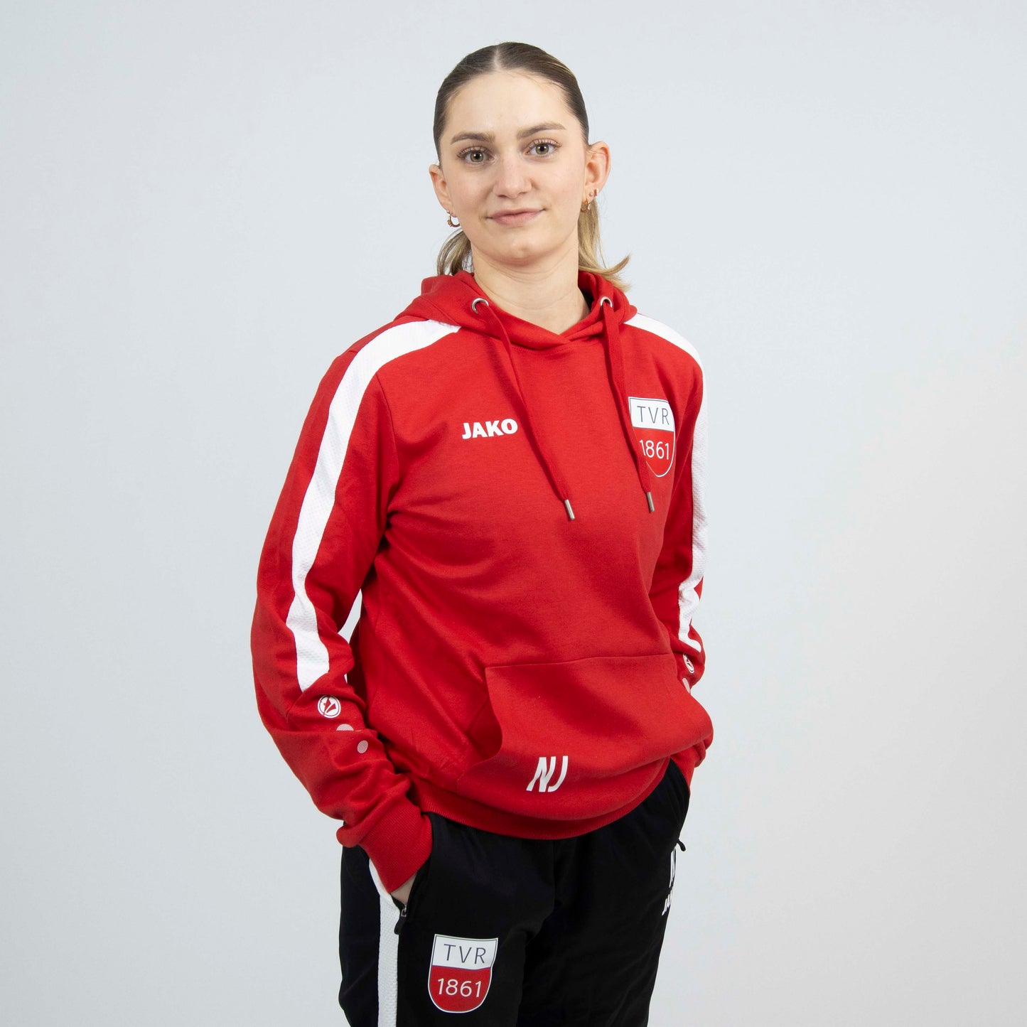 JAKO Kapuzen-Sweat-Power rot (inkl. Bedruckung) - TV Rottenburg