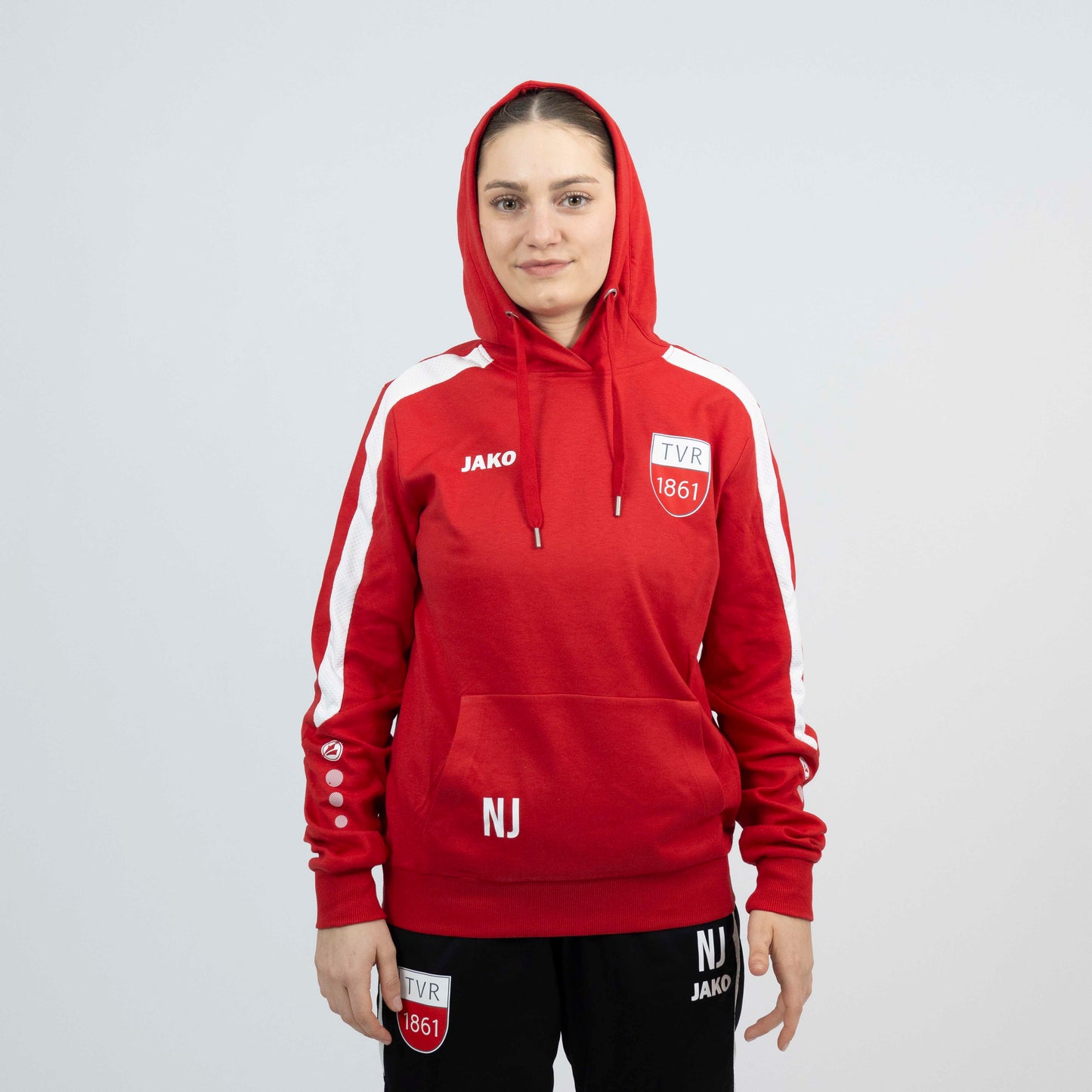 JAKO Kapuzen-Sweat-Power rot (inkl. Bedruckung) - TV Rottenburg
