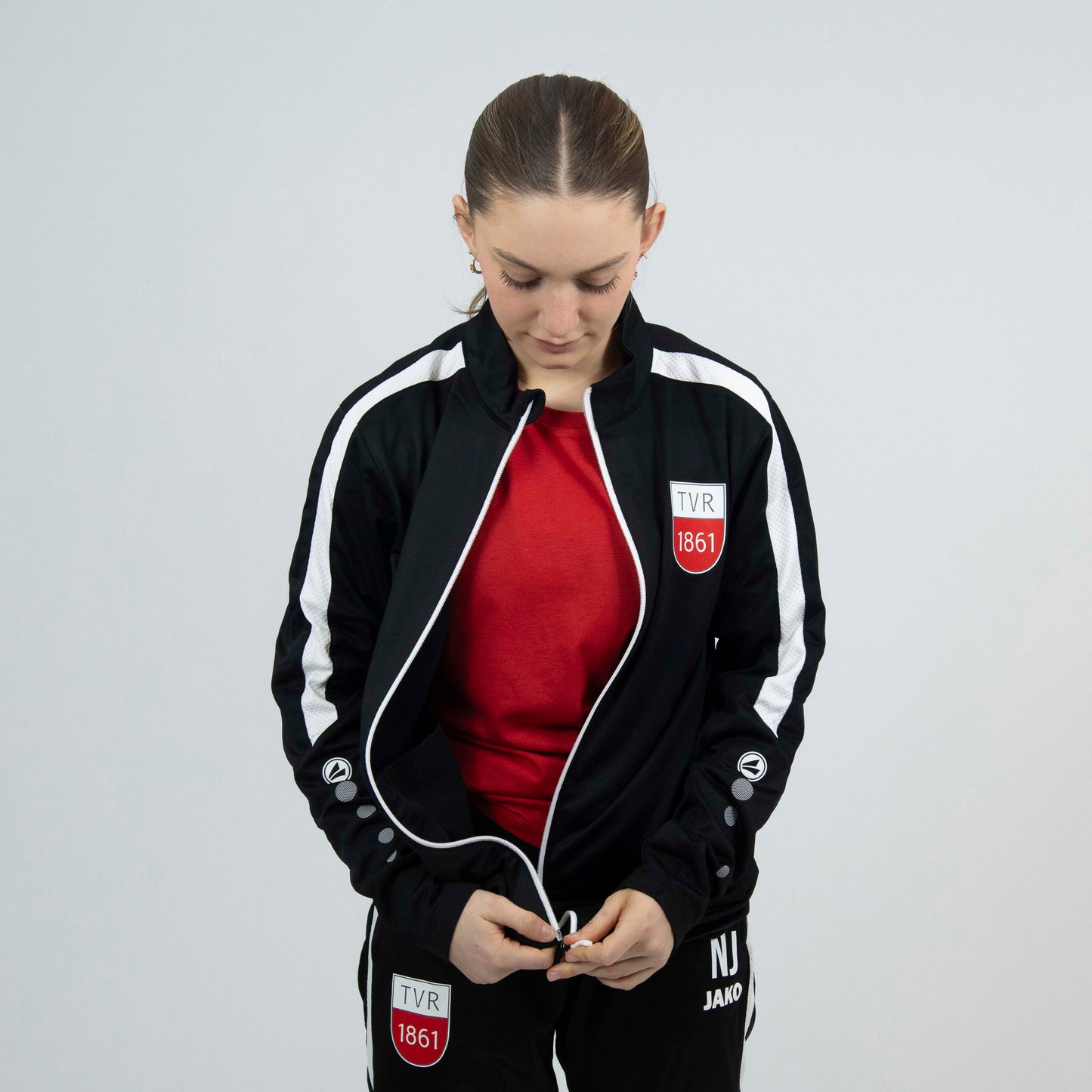 JAKO Polyester Jacke Power schwarz (inkl. Bedruckung) - TV Rottenburg