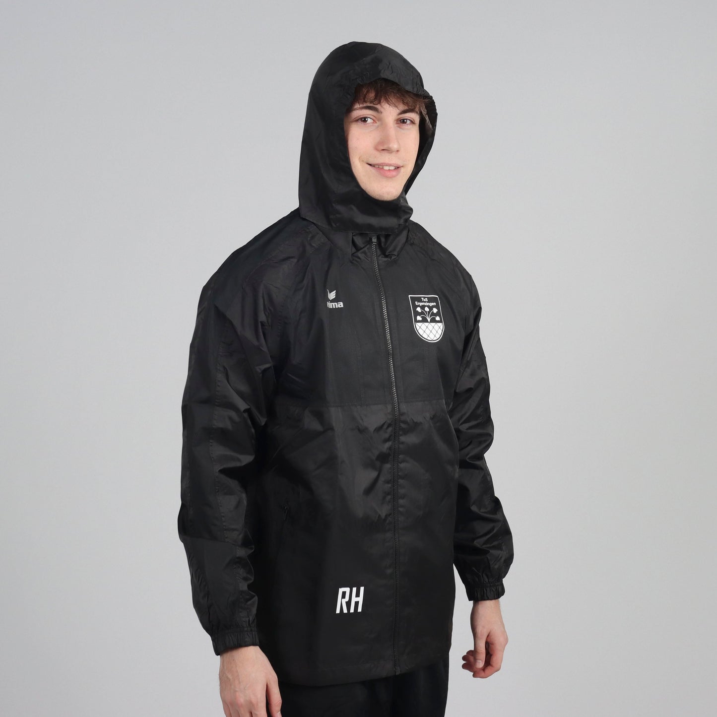 ERIMA Team Allwetterjacke (inkl. Bedruckung) - Schwarz - TuS Ergenzingen