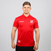 UHLSPORT Poly Polo Shirt ESSENTIAL (inkl. Bedruckung) - Rot/Weiss - SG Empfingen
