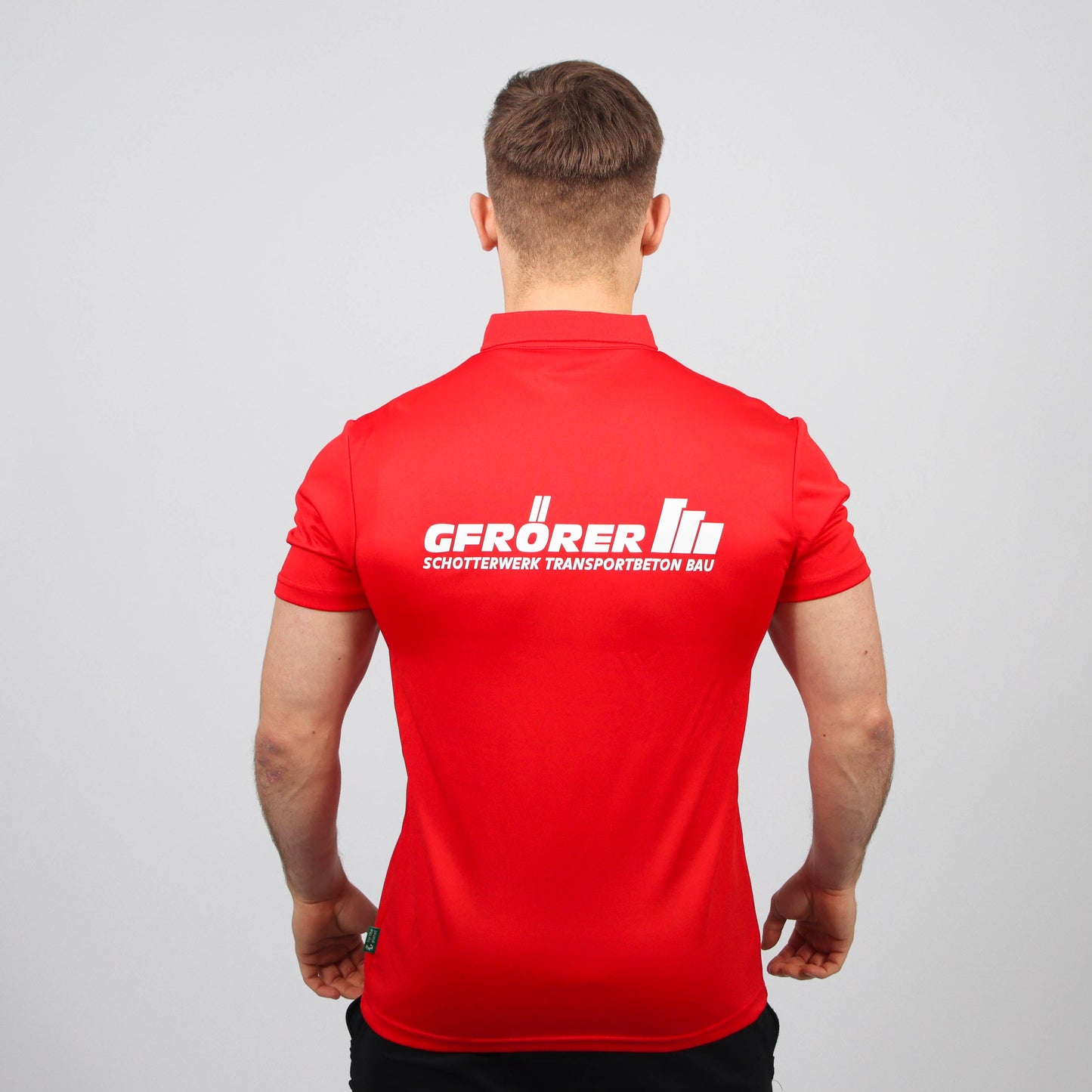 UHLSPORT Poly Polo Shirt ESSENTIAL (inkl. Bedruckung) - Rot/Weiss - SG Empfingen