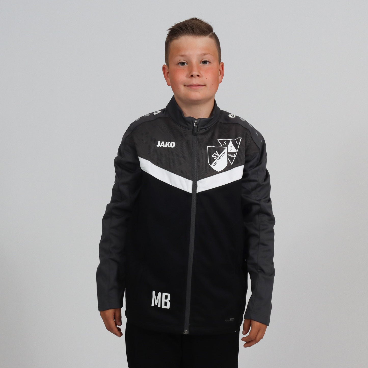 JAKO Polyesterjacke Iconic schwarz/anthrazit - SGM Neustetten/Seebronn