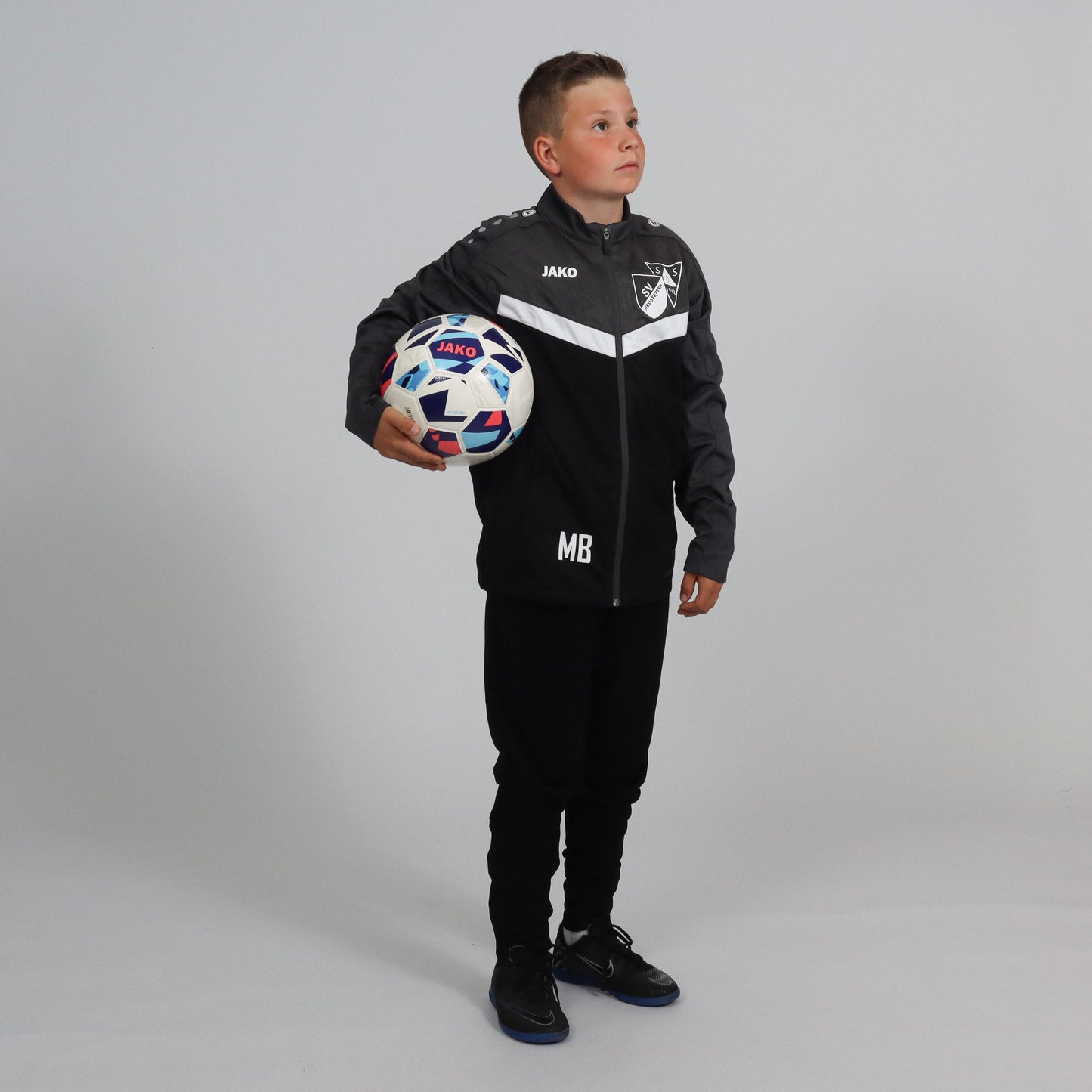 JAKO Polyesterjacke Iconic schwarz/anthrazit - SGM Neustetten/Seebronn