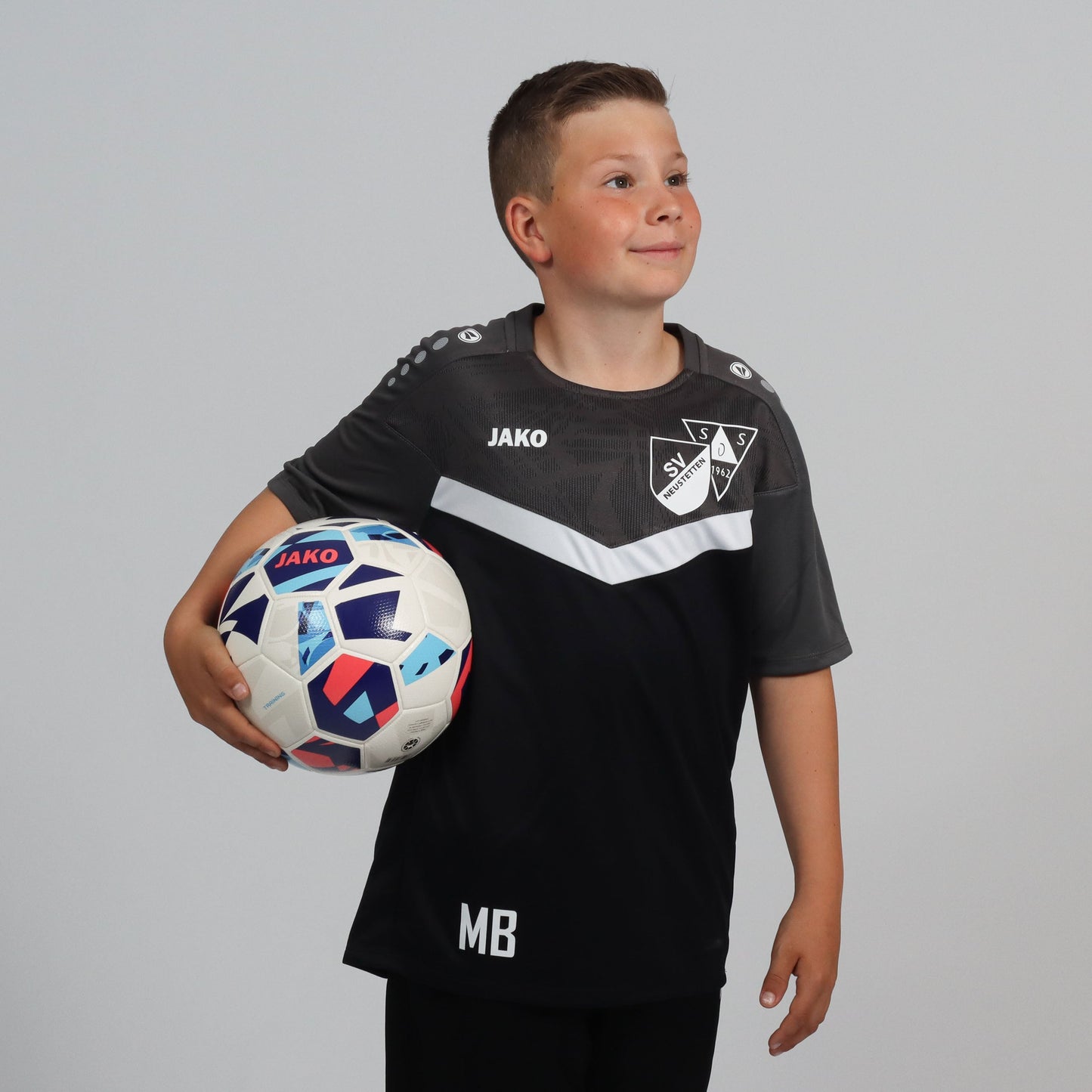 JAKO T-Shirt Iconic schwarz/anthrazit - SGM Neustetten/Seebronn