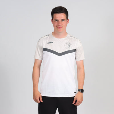 Jako T-Shirt Iconic weiß/soft grey (inkl. Bedruckung)- SRG Calw