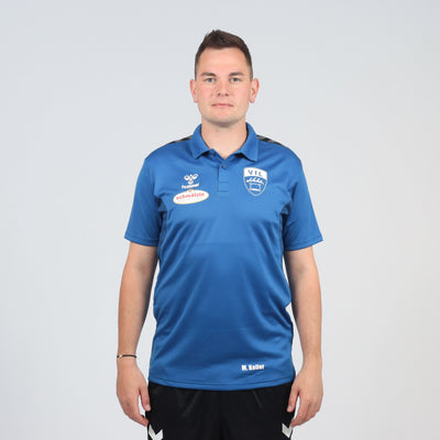HUMMEL Functional Poloshirt AUTHENTIC (inkl. Bedruckung) - Blau - VfL Pfullingen