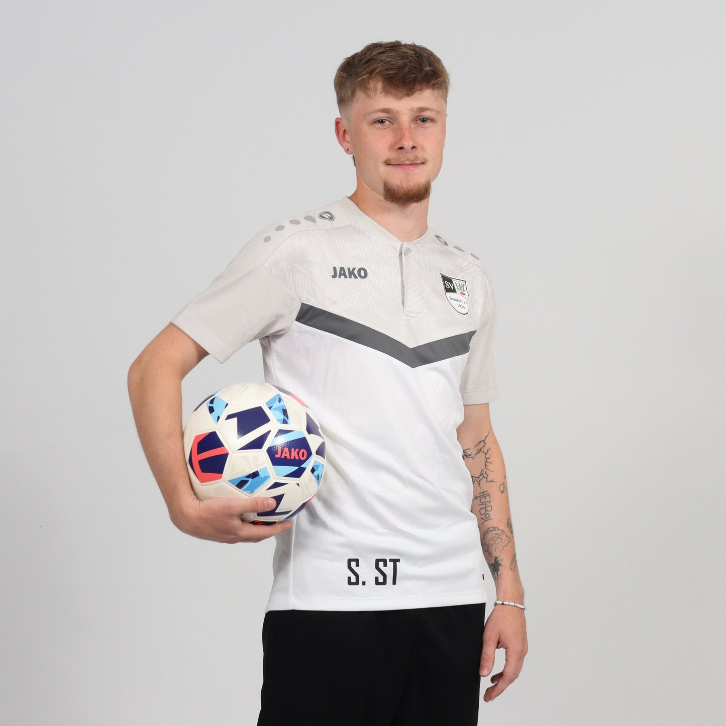 Jako Polo Iconic Weiß - SV Bondorf Aktive