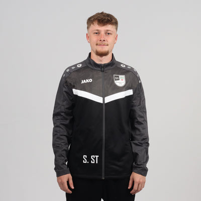 Jako Polyesterjacke Iconic Schwarz/Anthrazit - SV Bondorf Aktive