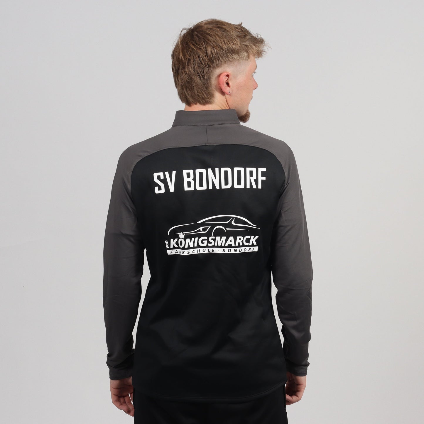 Jako Zip Top Iconic Schwarz/Anthrazit - SV Bondorf Aktive