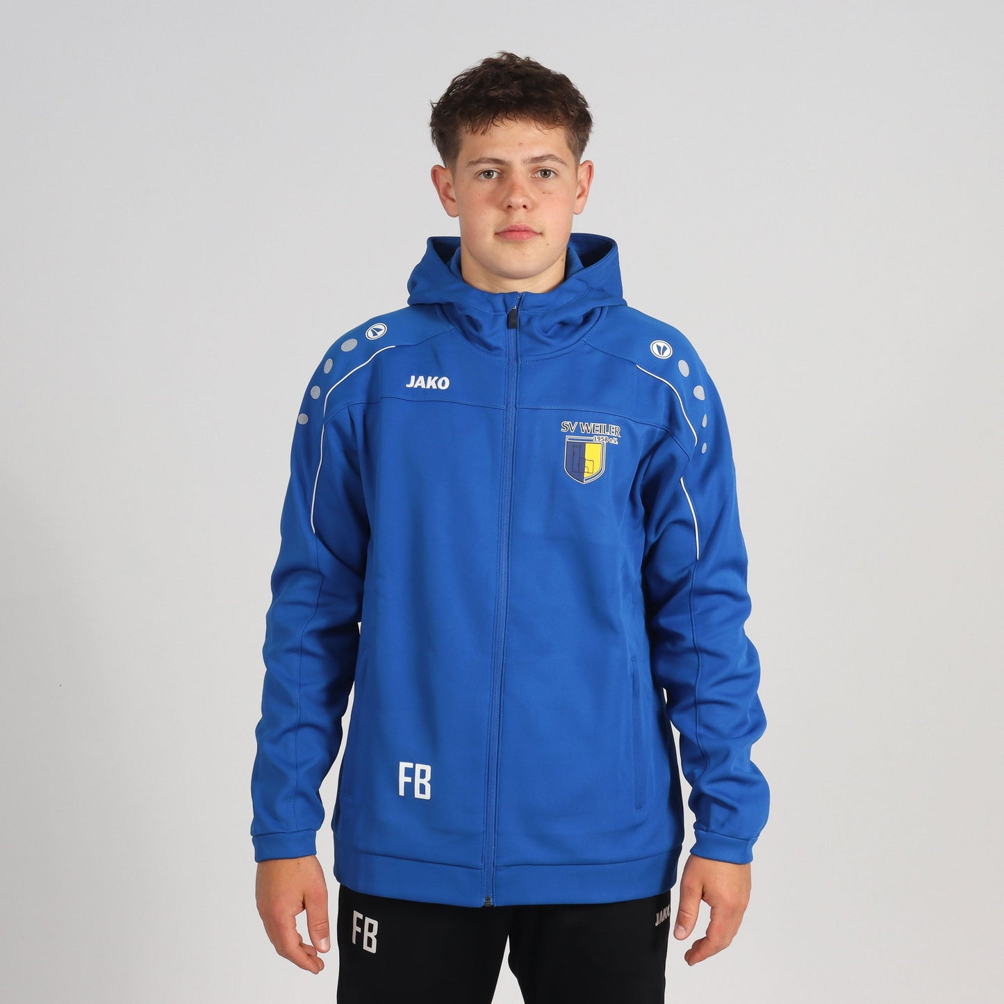 JAKO Kapuzenjacke CLASSICO (inkl. Bedruckung) - Blau - SV Weiler