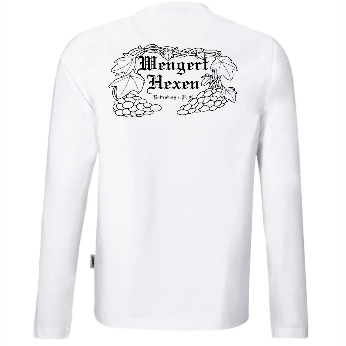 HAKRO Longsleeve Mikarlinar weiß (inkl. Bedruckung) - Wengert Hexen 1999 e.V.