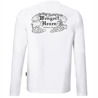 HAKRO Longsleeve Mikarlinar weiß (inkl. Bedruckung) - Wengert Hexen 1999 e.V.